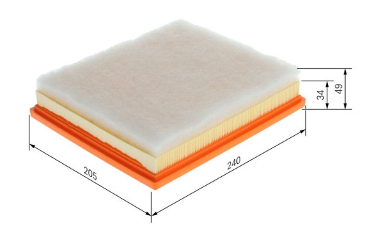 Filtro de aire S0511 Bosch, Imagen 5