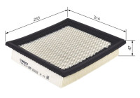 Filtro de aire S0518 Bosch