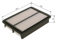 Filtro de aire S0530 Bosch