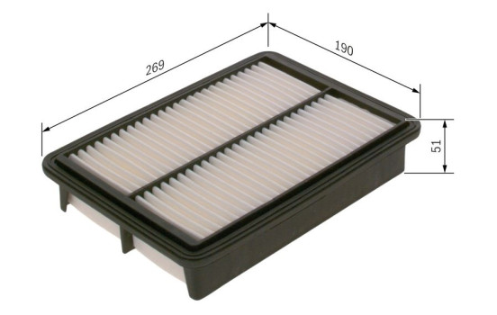 Filtro de aire S0530 Bosch