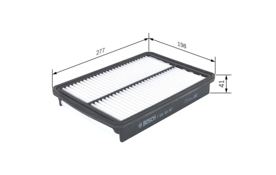 Filtro de aire S0547 Bosch, Imagen 2