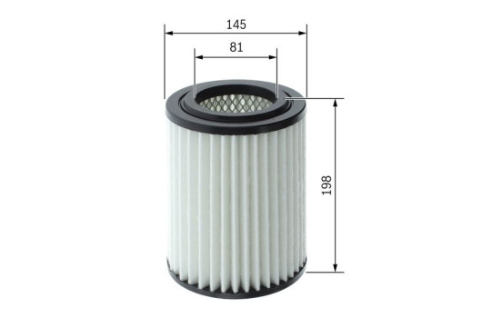Filtro de aire S0665 Bosch, Imagen 5