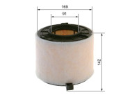 Filtro de aire S0677 Bosch