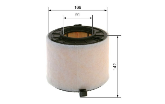 Filtro de aire S0677 Bosch