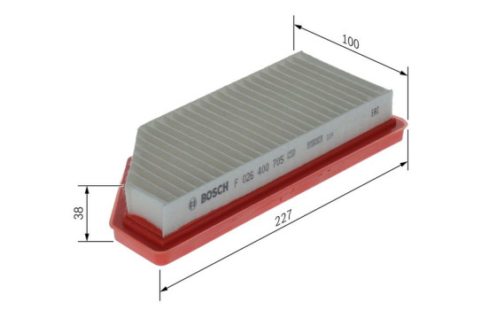 Filtro de aire S0705 Bosch, Imagen 5