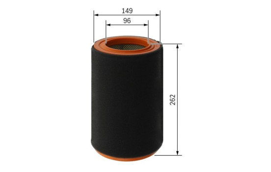 Filtro de aire S0736 Bosch, Imagen 5