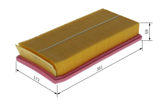 Filtro de aire S0739 Bosch, Imagen 5