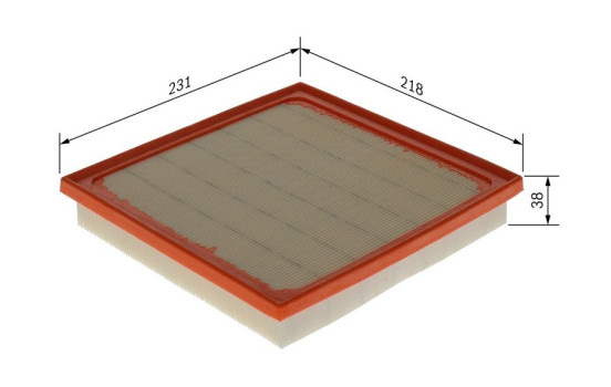 Filtro de aire S0743 Bosch, Imagen 5