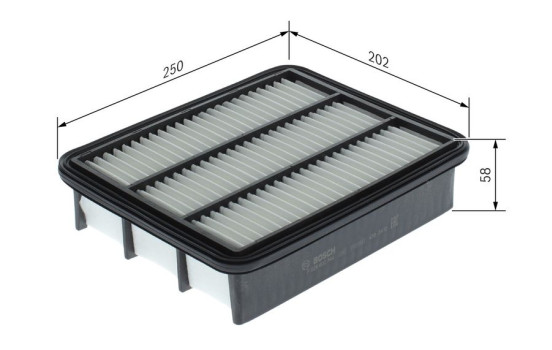 Filtro de aire S0744 Bosch