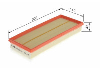 Filtro de aire S0746 Bosch