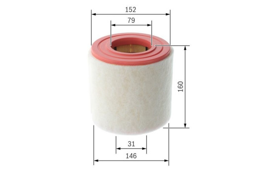 Filtro de aire S0765 Bosch, Imagen 5