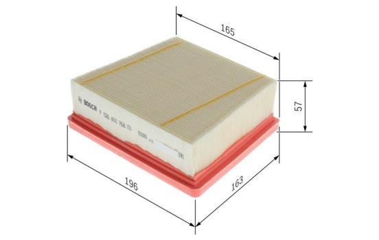 Filtro de aire S0768 Bosch, Imagen 5