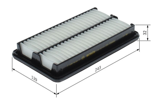 Filtro de aire S0830 Bosch, Imagen 5