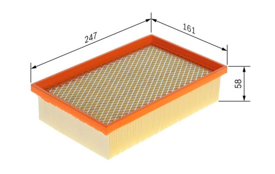 Filtro de aire S0836 Bosch, Imagen 4