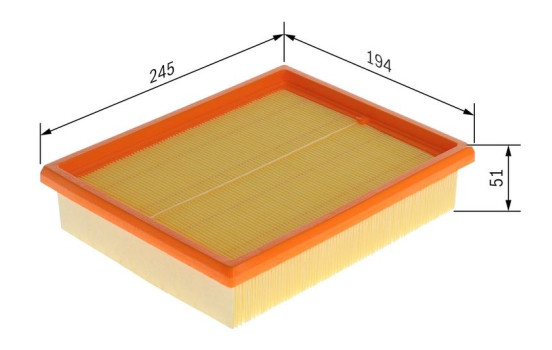 Filtro de aire S0849 Bosch, Imagen 4