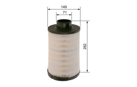 Filtro de aire S1816 Bosch