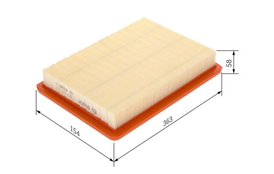 Filtro de aire S3052 Bosch, Imagen 5