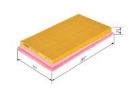 Filtro de aire S3066 Bosch