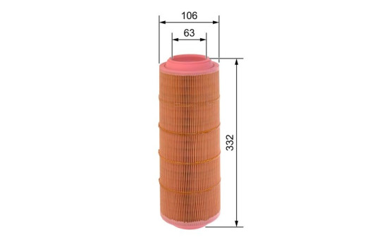 Filtro de aire S3069 Bosch