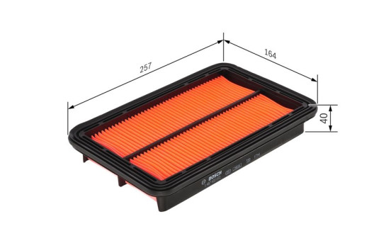 Filtro de aire S3072 Bosch, Imagen 2