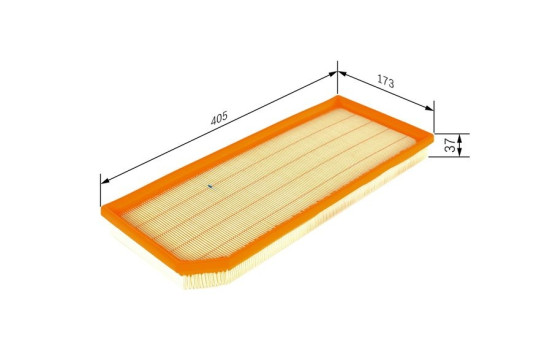 Filtro de aire S3102 Bosch, Imagen 2