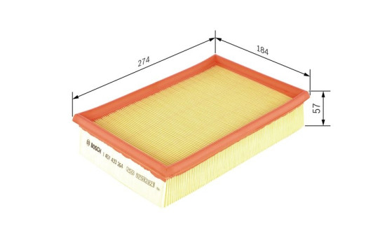 Filtro de aire S3264 Bosch, Imagen 2