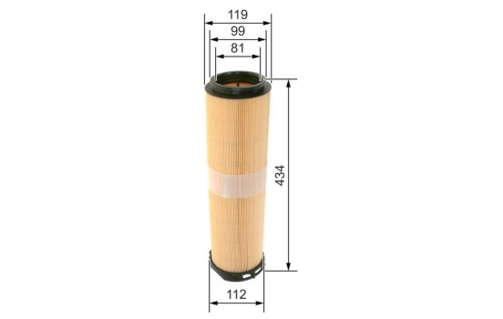 Filtro de aire S3333 Bosch, Imagen 2