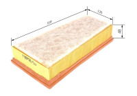 Filtro de aire S3527 Bosch