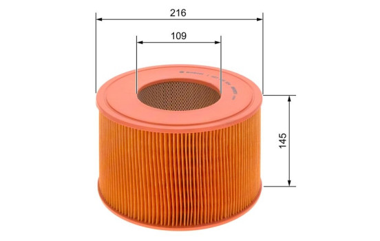 Filtro de aire S3534 Bosch, Imagen 5
