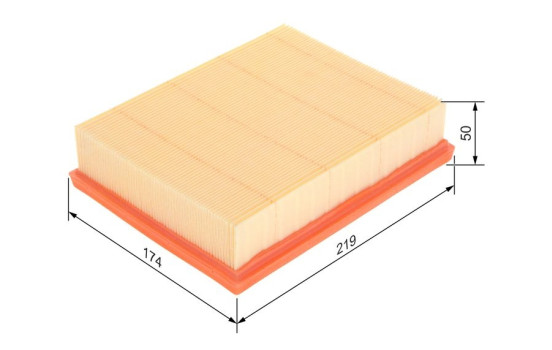 Filtro de aire S3585 Bosch, Imagen 2