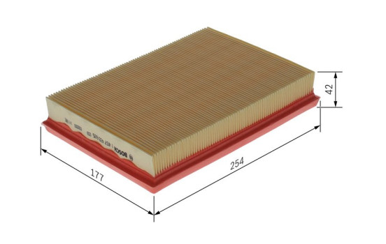 Filtro de aire S3605 Bosch, Imagen 2