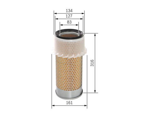 Filtro de aire S3674 Bosch