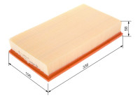 Filtro de aire S3699 Bosch