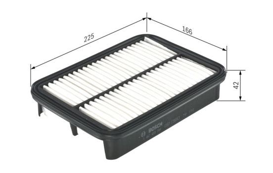 Filtro de aire S3784 Bosch