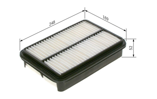 Filtro de aire S3952 Bosch, Imagen 6