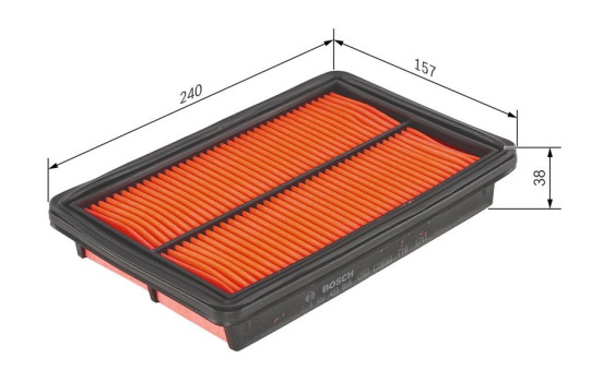 Filtro de aire S3959 Bosch, Imagen 6