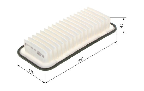 Filtro de aire S3971 Bosch, Imagen 3