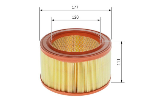 Filtro de aire S9125 Bosch, Imagen 5