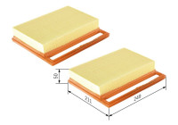 Filtro de aire S9402 Bosch