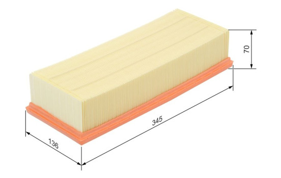 Filtro de aire S9404 Bosch, Imagen 2