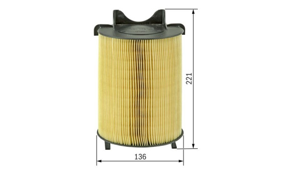 Filtro de aire S9405 Bosch, Imagen 3
