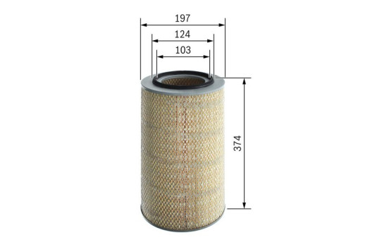 Filtro de aire S9950 Bosch, Imagen 5
