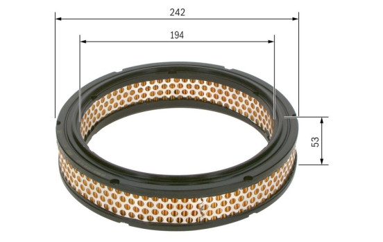 Filtro de aire S9953 Bosch, Imagen 5