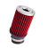 Filtro de aire Simoni Racing Universal + apto para Abarth 500 - 91mm - Rojo SR FSRUP