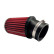 Filtro de aire Simoni Racing Universal + apto para Abarth 500 - 91mm - Rojo SR FSRUP, Miniatura 3
