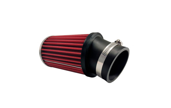 Filtro de aire Simoni Racing Universal + apto para Abarth 500 - 91mm - Rojo SR FSRUP, Imagen 3