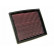 Filtro de repuesto K&N apto para BMW (33-2142) K&N