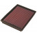 Filtro de repuesto K&N apto para Opel Corsa C 1.0/1.2/1.4 2001- (33-2212) K&N