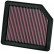 Filtro de repuesto K&N compatible con Honda Civic 1.8L-L4 2006-2011 (33-2342) K&N