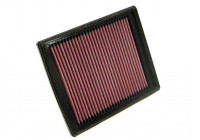 Filtro de repuesto K&N compatible con Hyundai Sonata 2.0L-L4 2005 (excepto EE. UU.) (33-2887) K&N